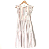 English Factory Striped Linen Like Dress NWT- Size XS