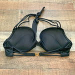 Victoria's Secret Black Padded/Push Up Swim Top- Size 34B