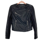 BLANKNYC Black Faux Leather Moto Jacket- Size S