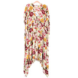 Buddy Love Cream Floral Front Knot Caftan Maxi Dress NWT- Size S/M