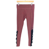 Pink by Victoria Secret Yoga Mesh Bottom Hem Pants- Size M (Inseam 28”)