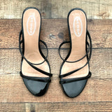 Scoop Black Shiny Heels- Size 8.5 (Brand New Condition)