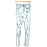 American Eagle Super Stretch Distressed Hi-Rise Jeggings - Size 4R (Inseam28”)