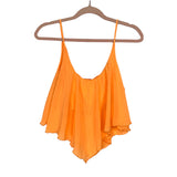 TYCHE BlueTique Orange Flowy Crop Top- Size M