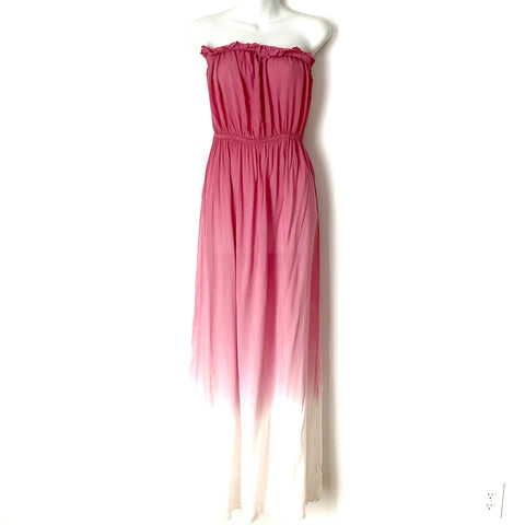 Promesa Pink Ombre Dress with Side Slit NWT- Size L