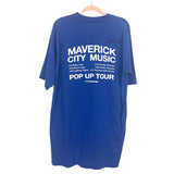 Nutmeg Blue NY Giants Maverick City Music AUTOGRAPHED Tee- One Size Fits All (see notes)