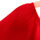 Show Me Your Mumu Red Ruffle Off the Shoulder Top- Size S (see notes)