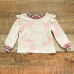 Splendid Camo Sweater with Burgundy Legging Set- Size 3-6M