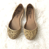 Mel by Melissa Youth Girl’s Campana Gold Slip On Shoes- Size 11