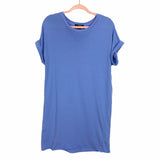 Forever 21 Blue Cuffed T-Shirt Dress- Size S