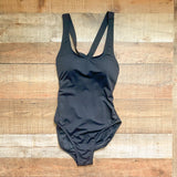 Andie Black Criss Cross Back Straps Padded One Piece NWT- Size M
