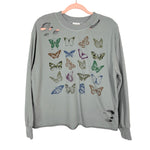 Amaryllis x Ashlee Nichols Distressed Butterfly Sweatshirt- Size M