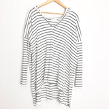 Vestique Striped Hooded Tunic Sweater NWT- Size S