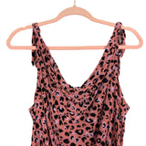 Free People Intimately Animal Print Lace Bodysuit- Size S
