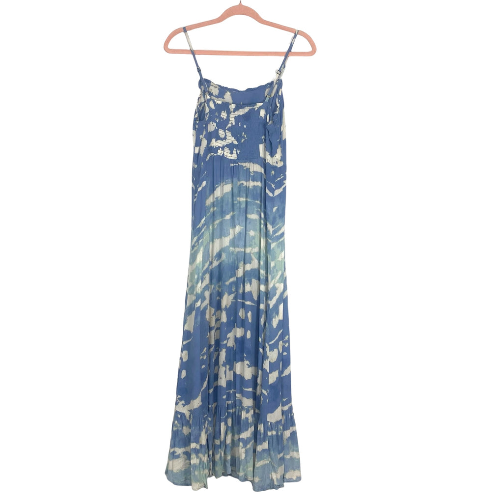 Knox Rose Blue and White Tie-Dye Dress- Size S The Saved Collection Knox Rose Blue and White Tie-Dye Dress- Size S The Saved Collection
