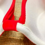 Stylish Swimwear Red Push Up Padded Underwire Bikini Top- Size S (see notes)