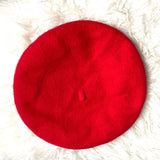 No Brand Red Baret Hat