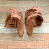 A New Day Camel Suede Over the Knee Boots- Size 9 (GREAT CONDITION)