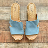 Qupid Woven Wedge Sandals- Size 7 (BRAND NEW)