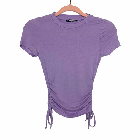 Shein Purple Cinched Side Top- Size XS (we have matching shorts)