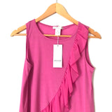 Design History Ruffle Front Blouse NWT- Size S