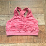 No Brand Pink Camo Sports Bra- Size M