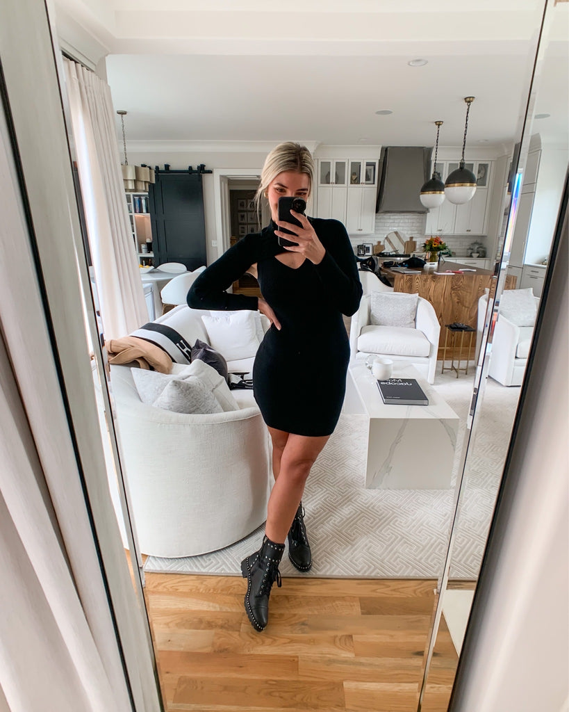 Abercrombie & Fitch Black Ribbed Dress with Removable Cardigan- Size S The Saved Collection Abercrombie & Fitch Black Ribbed Dress with Removable Cardigan- Size S The Saved Collection