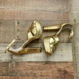 Jessica Simpson Gold Heels- Size 7 (In Great Condition!)