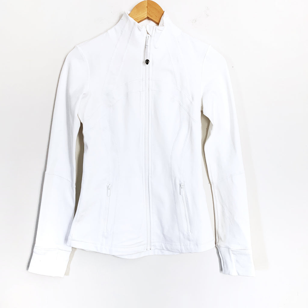 Lululemon White Define Jacket- Size 4 – The Saved Collection