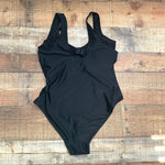Girl In Flux Sculpting Maillot Black One Piece Suit NWT- Size L