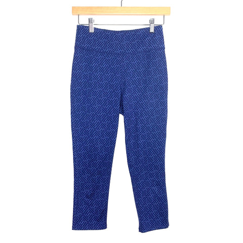 Half Moon Navy Blue Leggings- Size S (Inseam 20")