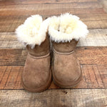 UGG Baby Girl's Faux Fur Bailey Bow Boots- Size 6