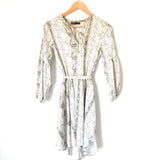 Gibson Snakeskin Dress with Belt- Size XS Petite