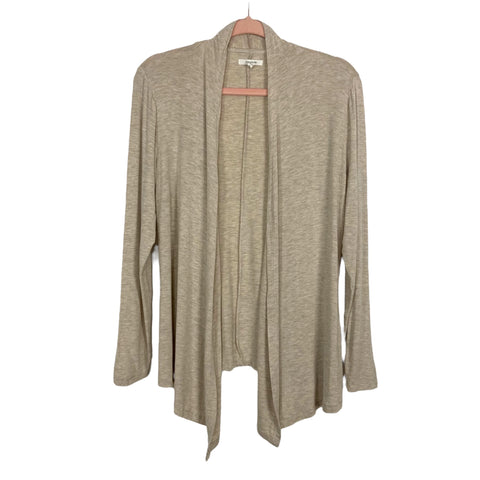 Maurice's Heathered Beige Lightweight Cardigan- Size S