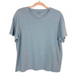 Madewell Dusty Pool Resourced BioFibre Seamed Tee- Size S (sold out online)