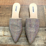 Cape Robbin Nude Rhinestone Mules- Size 7.5 (See Notes)