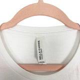 Bella + Canvas White Jaguar Logo Tee- Size L (see notes)