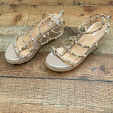 No Brand Studded Espadrille Sandals- Size 37 (US 6.5, see notes)