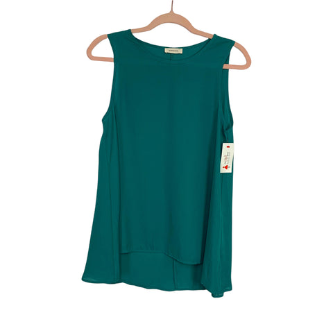 Adrienne Green Semi Sheer Tank NWT- Size S