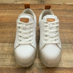 42 Gold White Platform Sneaker- Size 7/37.5 (Like New Condition!)