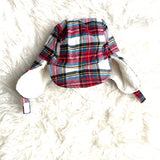 Baby Gap Kids Plaid Earmuff Hat