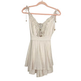Simplee Cream with Lace Dress NWT- Size S