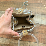 No Brand Clear Handbag with Small Removable Bag Inside (LIKE NEW)