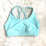 Athletic Works Dri-More Tech Mint Green Strappy Back Sports Bra- Size S (see notes)