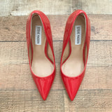 Steve Madden Red Patent Leather Heels- Size 7 (Great Condition)