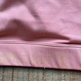Gold Elite Coral Padded Sports Bra- Size XL (we have matching biker shorts, see notes)