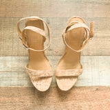 Forever21 Cork Wedge Sandals- Size 7.5 (LIKE NEW)