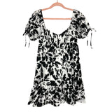 Lush Black/White Started With A Kiss Mini Dress- Size S (sold out online)