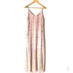 White Birch Pink Snakeskin Print Maxi- Size M