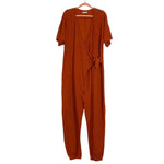 Madewell Rust Knit Tie Knot Jumpsuit- Size XL (sold out online)